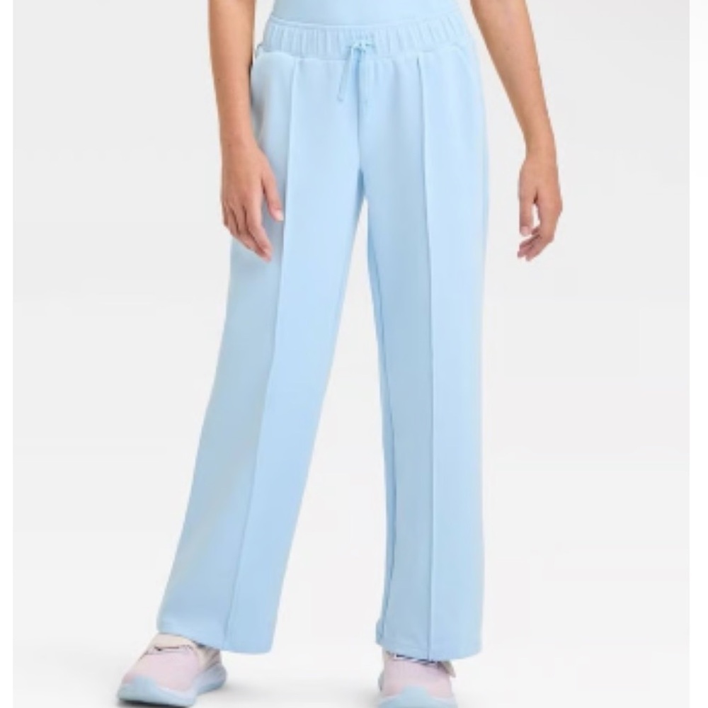 All In Motion NWT Light Blue Pleated Sandwash Pants size XS 4/5